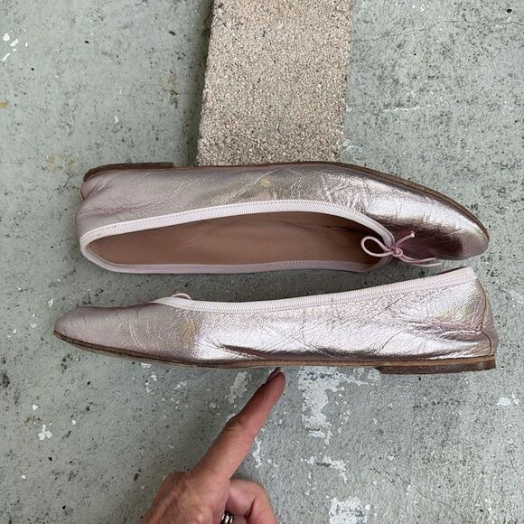 Spelta Milano metallic flats - Picture 3 of 8